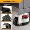 Adjustable Height Heavy Duty Leveling Machine Caster Universal Anti-Slip Wheel Machinery Caster For Vending ,Workbench Machine