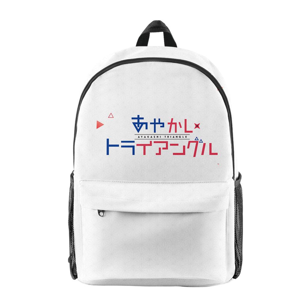 Sac à dos Classique Original Ayakashi Triangle Pupille Anime Cahier Sacs à dos Impression 3D Oxford Imperméable Sacs à dos de Voyage Garçons/Filles