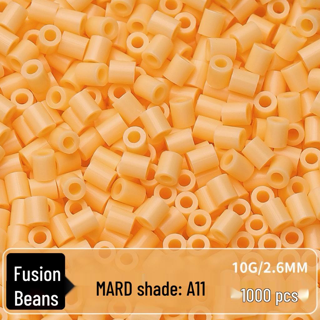 Confezione di Ricarica Perline Termofusibili da 264 Colori - 1000 Perline, 2,6 MM, Materiali per Puzzle 3D Fai da Te