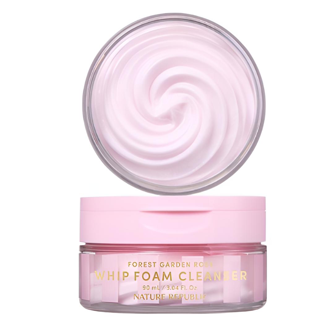 

[NATURE REPUBLIC] Forest Garden Rose Whip Foam Cleanser 90ml