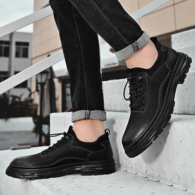 Casual Men's Shoes High Quality Trendy Design Leisure Business Outdoor Fashion Street Comfortable Walking Leather Shoes New