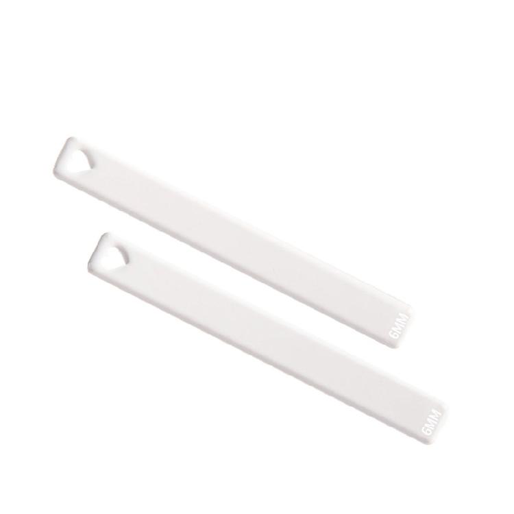 5Pcs Clay Thickness Ruler Clear Acrylic Thickness Gauge For Detailed Pottery Sculpture and Ceramic Texturing Project