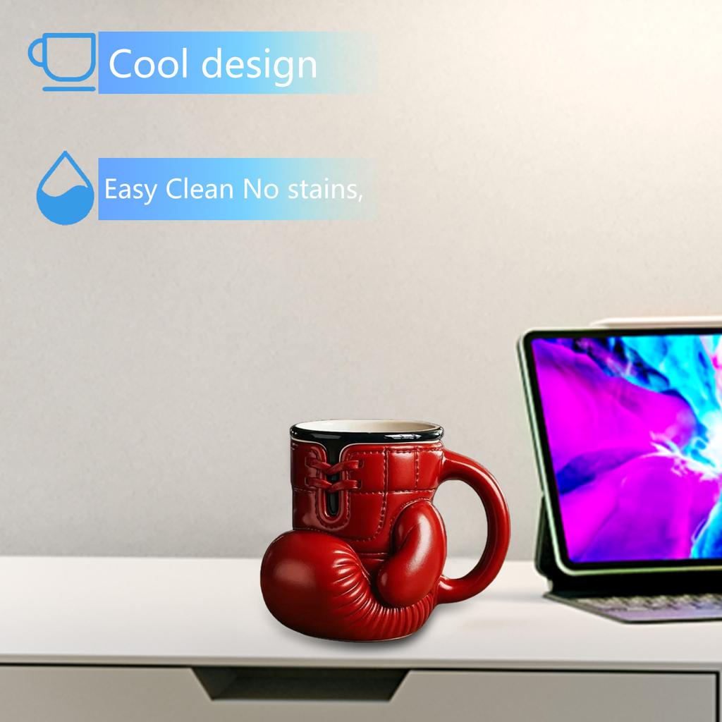 Boxing Gloves Mug Coffee Cup Resin Crafts Tabletop Accessories