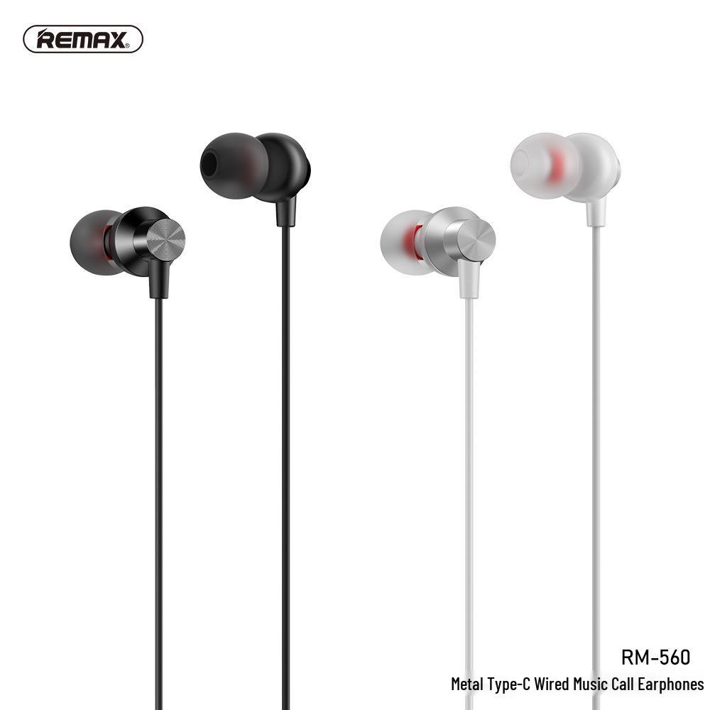 REMAX/Ruiliang Type-C In-Ear Metal Earphones with Music, Sleep, and Call Controls