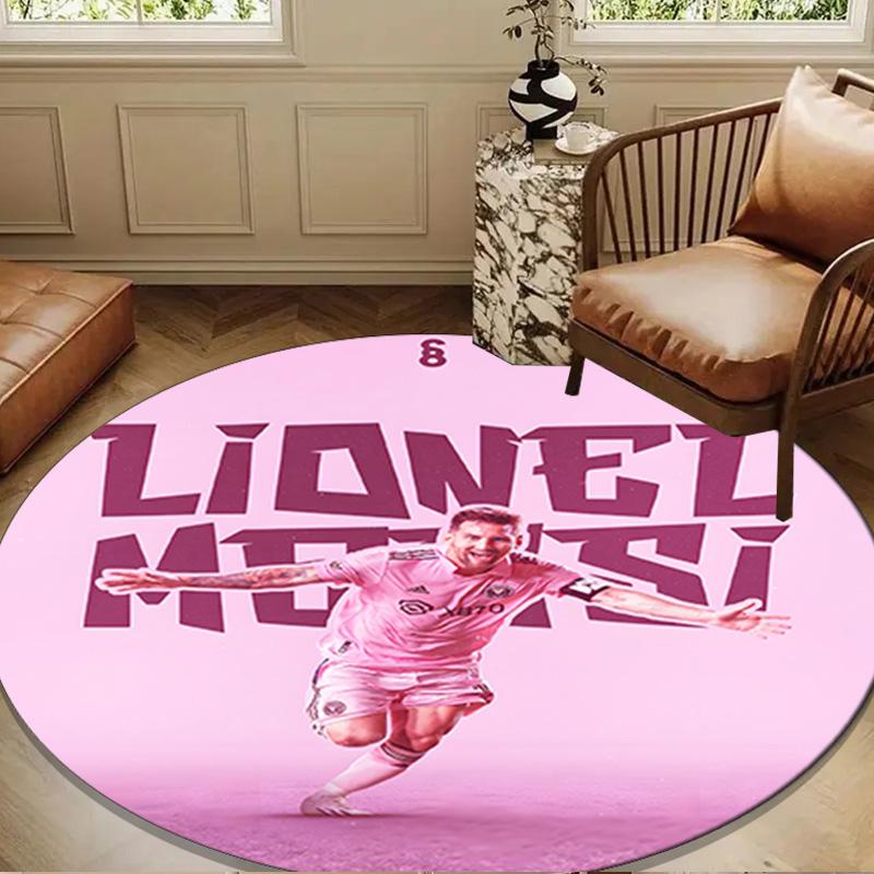 Football king Argentina Legacy Round mat Home Decor, Chair rug For livingroom,Bedroom, doormat home decor Birthday Gift Christmas Gifts