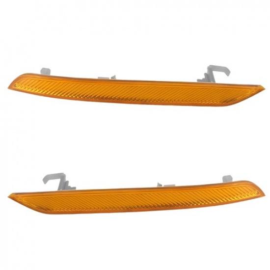 Front Bumper LH RH Reflector Side Marker Amber For BMW X5M 2010-2013 63147179992