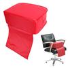 Child Hairdressing Chair Cushion PU Thickened Soft Barber Chair   Pad Small Size Red