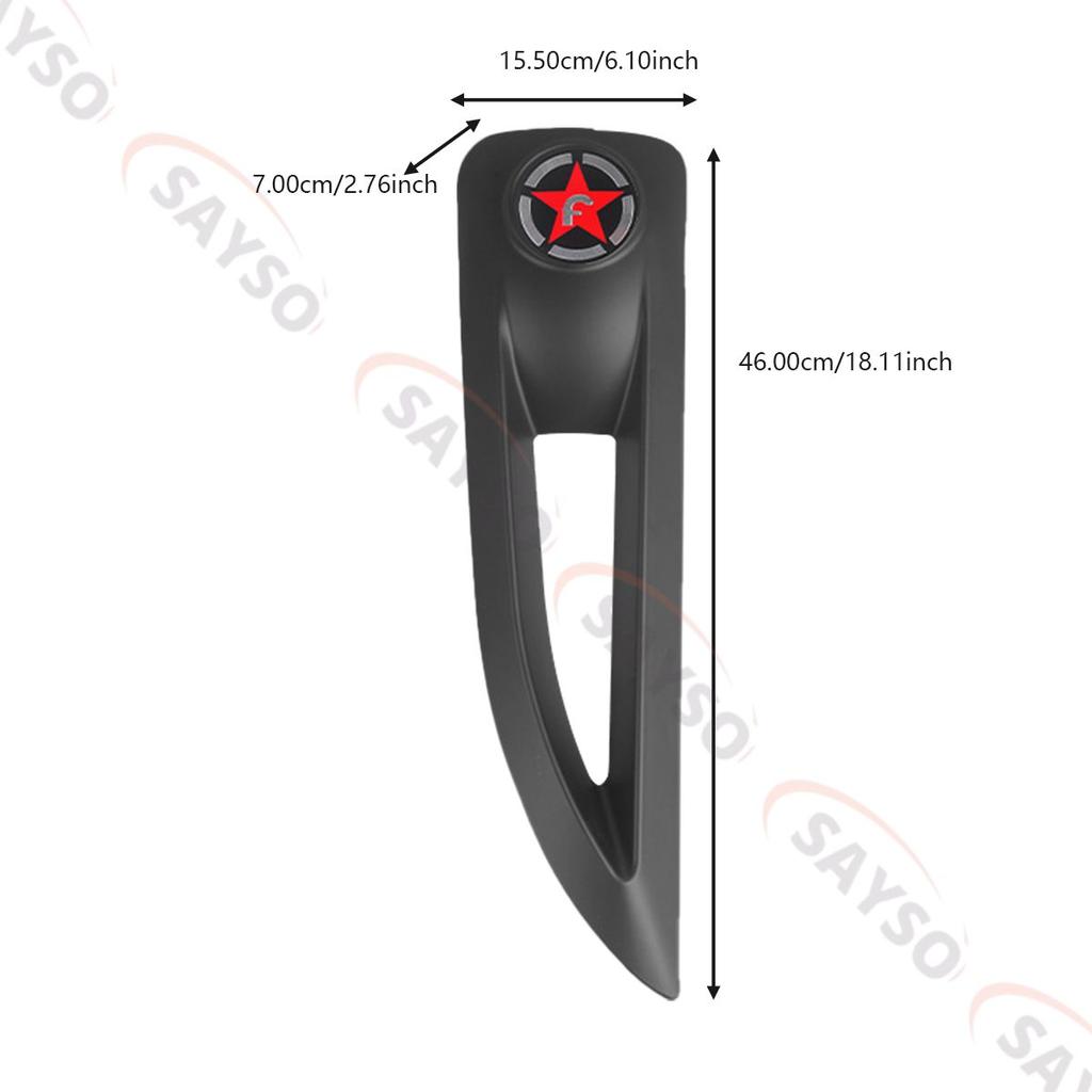 Pár krytů bočních větracích otvorů na kapotě ABS plastový lem s povrchovou úpravou karbonové vlákno matná černá pro Jeep Wrangler JK JKU Unlimited Rubicon 2007-20