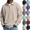 Herr Långärmade Tröjor Sweatshirt Pacificozy Herr Färg Dragkedja Långärmad Huvtröja