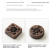 New Chinese-style Wooden Coil Incense Burner Home Indoor Incense Box Tearoom Decorative Relaxing Purifying Aromatherapy Tools