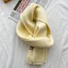 Fashion Cashmere Scarf Winter Warm Thick Comfortable Velvet Convenient Scarf Outdoor Keep Warm Solid Color Simple Scarf
