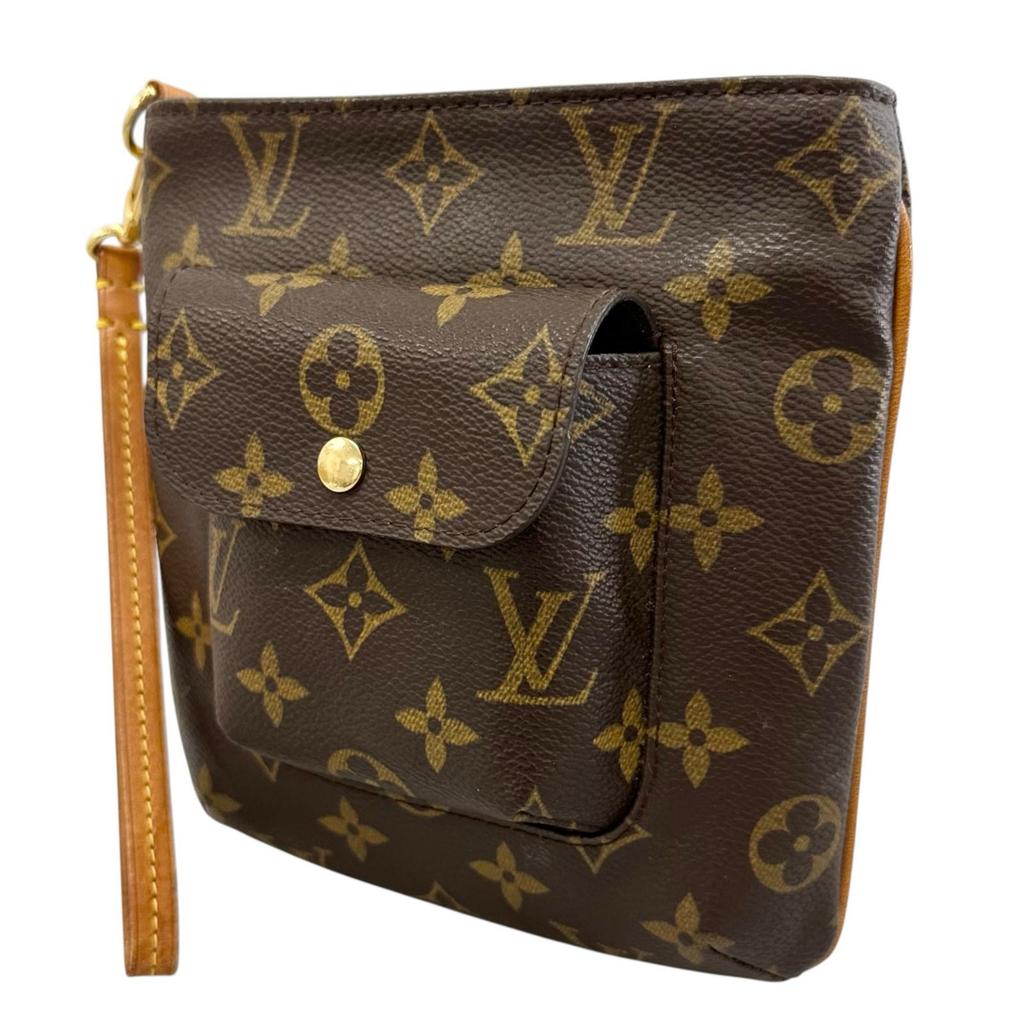 LOUIS VUITTON Partition M51901 Shoulder Bag Brown Women Pouch used