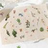 6*200cm 1roll Cute Pastry & Flower Plant Tape, Scenery-Making Stickers for DIY Journal Decoration