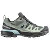 SALOMON X ULTRA 360 Slip Resistant Abrasion Resistant Low top Mountaineering Shoes Women's Green Gray L47742500