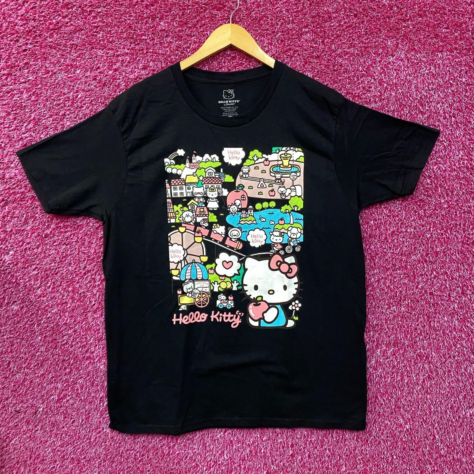 Sanrio Hello Kitty Семья в городе Город Hello Kitty Bioworld Футболка 3XL