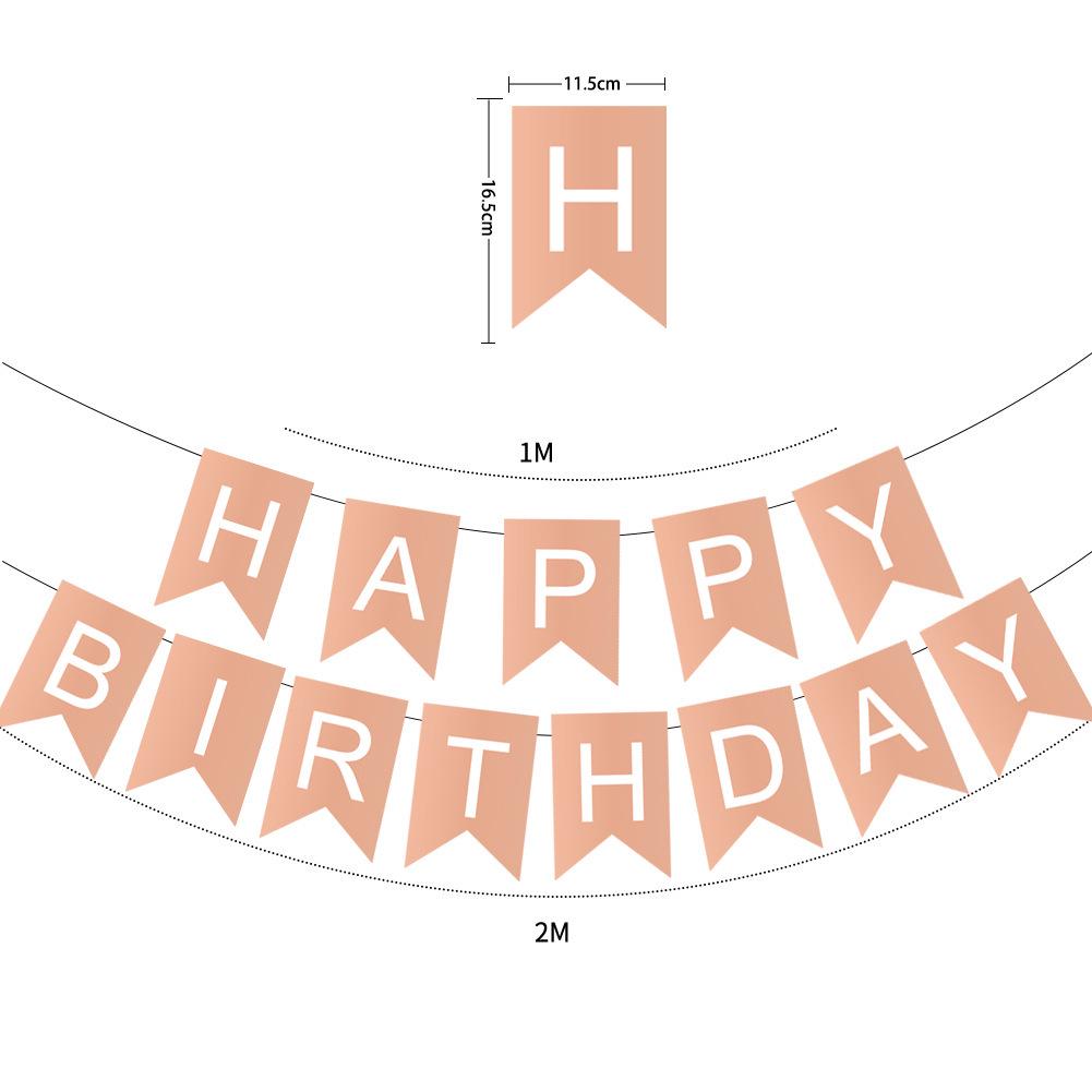 Birthday & Holiday Fishtail Bunting Banner for Parties