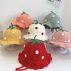 Cappello a Maglia Morbido per Bambini Piccoli Cappellino a Secchiello Antivento per Neonati Cappelli Carini per Bambini Autunno e Inverno