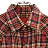 Indian Motorcycle Check Pattern Long Sleeve Western Shirt M Men's Used