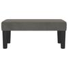 Bench Dark Grey 70 X 30 X 30 Cm Velvet