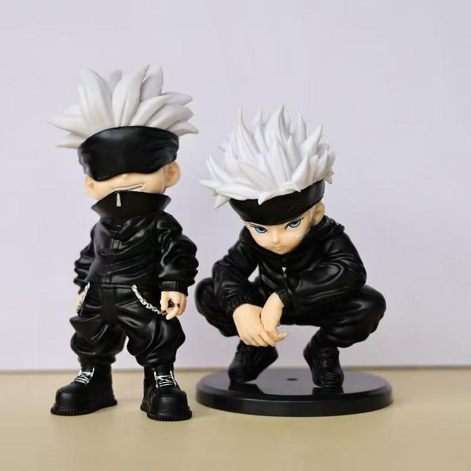 jujutsu kaisen anime figure 3 style satoru gojo action figure lord of the curse sukuna statuette collection model doll toys