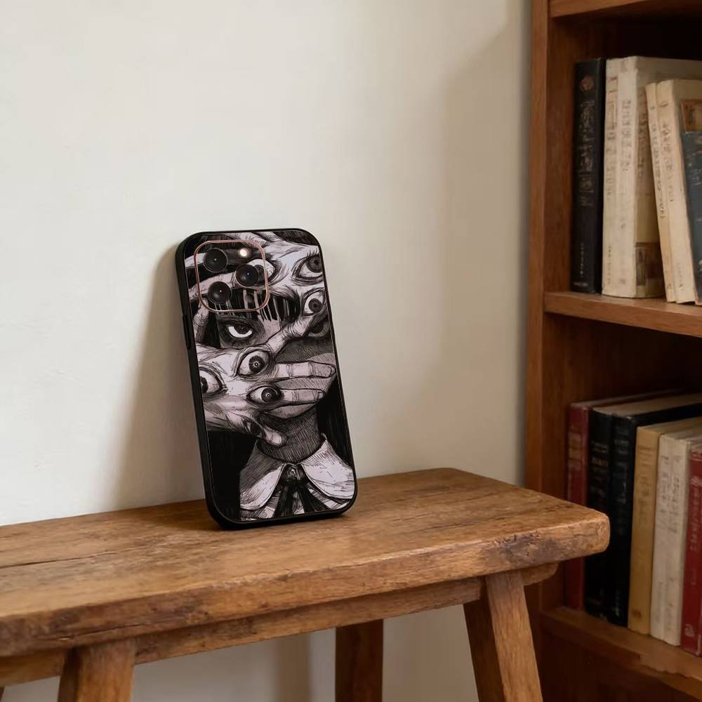 

Spooky Scary Red Eye Face Phone Case For iPhone17,16,15,14,13,12,11 Plus,Pro Magnetic For Magsafe Wireless Charging iPhone17Pro
