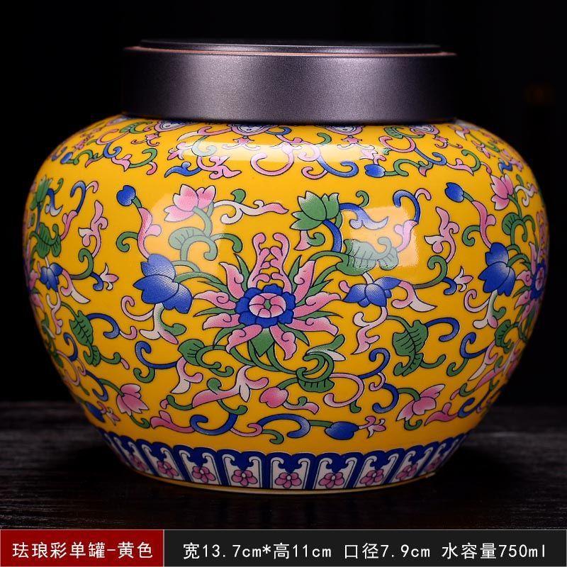 

Эмалированные цветные банки для чая с крышками из сплава, кухонные герметичные банки для хранения, банки для хранения конфет, кофейных зерен, продуктов питания, домашнее украшение