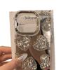 Herzförmige Spiegel-Handyhülle für iPhone 12-17PRO: Diamant, Schutzhülle, Stoßfest, für Damen