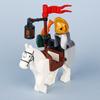 City Street View Medieval Military Transport Horse Animals Building Blocks Weapons Helmet Carriage Farm Cattle Bricks Toys Gifts