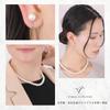 [CRANES COLLECTION] 5-Year Warranty Pearl Necklace and Earrings Set, Made in Japan, Natural Shell Pearls, 8mm Beads, 10 Sizes Available, Choice of