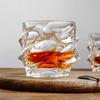2pcs Exquisite Vodka Glass for Party Shot Glass Thickened Small Wine Glass Transparent Whiskey Glass Bar Creative Spirits Cup