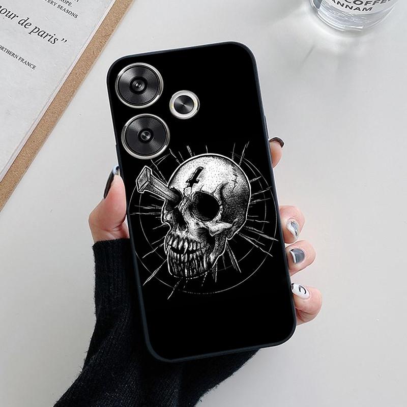 For Coque Poco M6 4G Case Soft Silicone Back Cases for Xiaomi Poco M6 4G Phone Cover PocoM6 POCO M 6 Full Protection Etui Funda