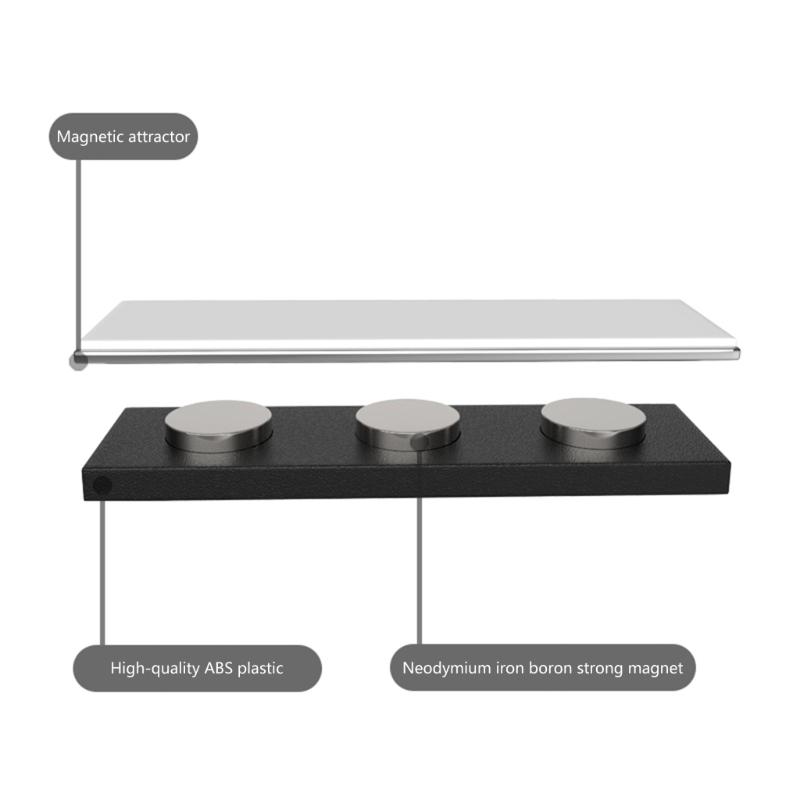 5Pieces Magnetic Name Badge Holder For Business Uniforms Jackets Lapel Shirt Water Resistant Name Label Magnets Fastener
