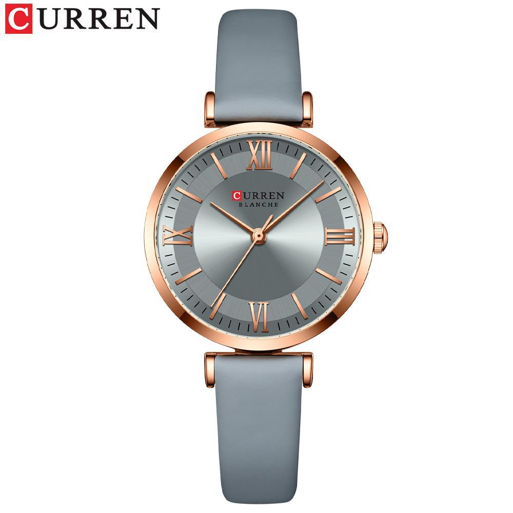 Curren 9079 Dames Casual Leren Band Horloge - Kleine Zeemeermin Editie