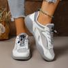 Fashion Women's Sneakers Spring and Summer New Versatile Mesh Shoes Breathable Lightweight Flat Non-slip Soft Sole Running Shoes