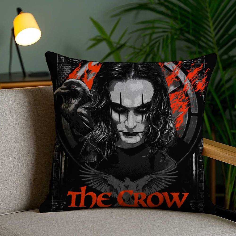 Pillow Case R-Raven C-Crow Movie Sofa Short Plush Double-sided HD Printing Room Home Office Gift Cushion Cover