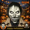 Neue Halloween Horror Spiral Clown Latex Maske Vollgesicht Gruselige Requisite Geeignet für Geisterhaus Kostüme
