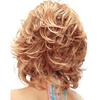 Golden Brown Curly Hair Wig Ladies Fashion Cos Short Hair-Wigs Women BOB Ombre Blonde Full Headwear Cosplay Wavy