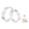 [Customizable Engraving] Trendy Painted Hello Kitty Sterling Silver Ring, Simple Niche Ring, Daniel Daniel Plain Ring, Adjustable ZGH-8006-S26