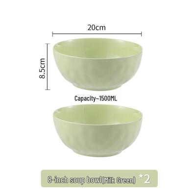 Wutuo 8-inch Ceramic Dining Bowl