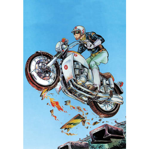 Aoshima Bunka Kyozai Wild 7 The Bike Series No. SP Hiba's CB750FOUR 1/12 Scale Plastic Model (Motorcycle)