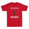 I Cant I have Plans With Bigfoot Funny Sasquatch Graphic Vintage Unisexs TShirt