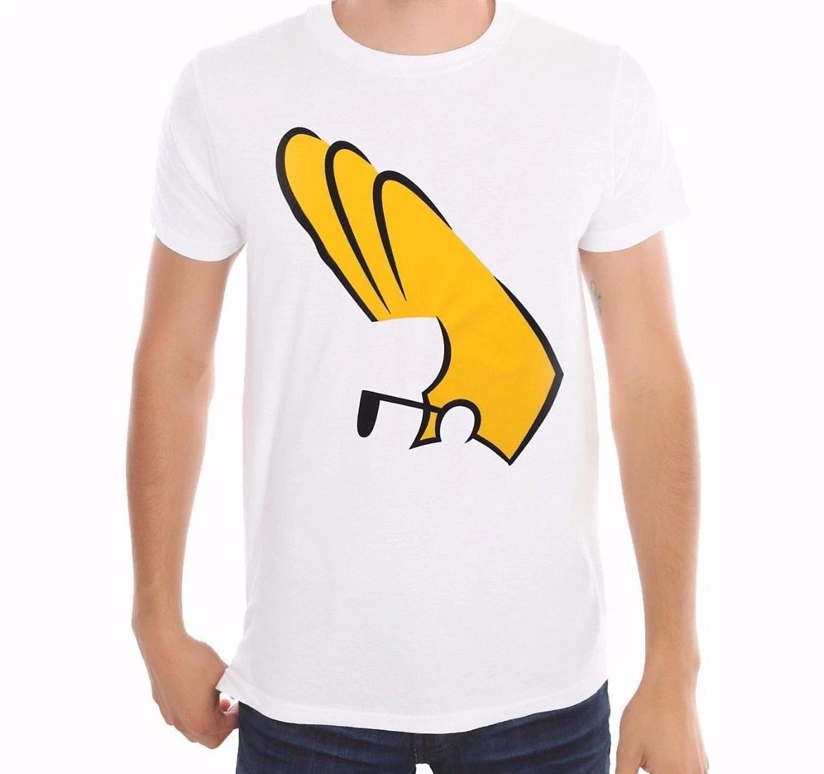 

Cartoon Network JOHNNY BRAVO HAIR OUTLINE 100% Cotton T-shirt Mens Tees Top NWT 100% Authentic 3XL