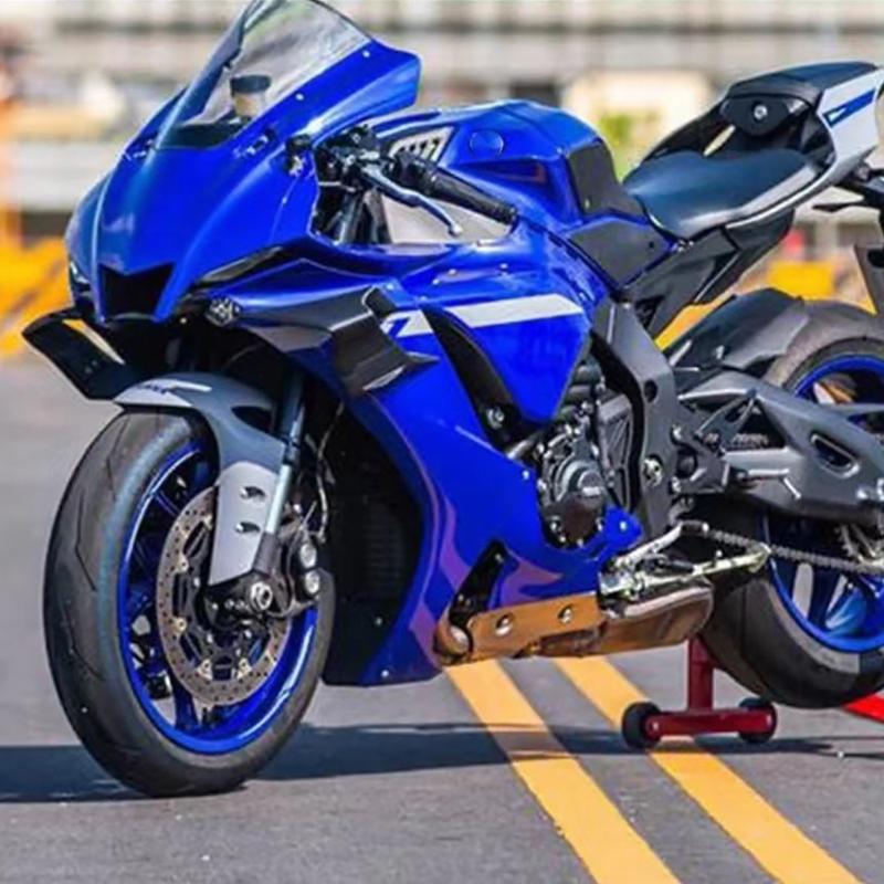 YZF-R1 2015+ For YAMAHA R1 R1M 2015-2024 Motorcycle Winglets Aerodynamics Side Fixed Wings Panels Fairing Kit ABS Plastic YZFR1