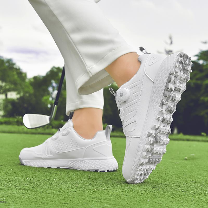 New Hot Sale Women Golf Shoes Outdoor Lawn Girls Walking Shoes White Womens Golf Sneakers Professional Walking Shoe Womens