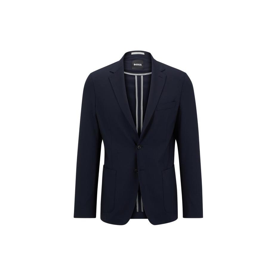 Hugo Boss Notched-lapels Single-breasted Blazer 50490126-404