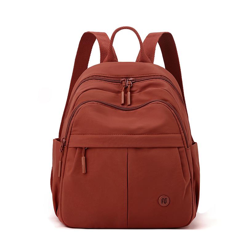 Reiserucksack mit großem Fassungsvermögen, einfarbiger Damenrucksack