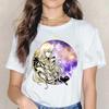 Saint Seiya Knights Of The Zodiac Burn Cosmos Short Sleeve Female Tops Harajuku  VintageT Shirts Women's T-shirt