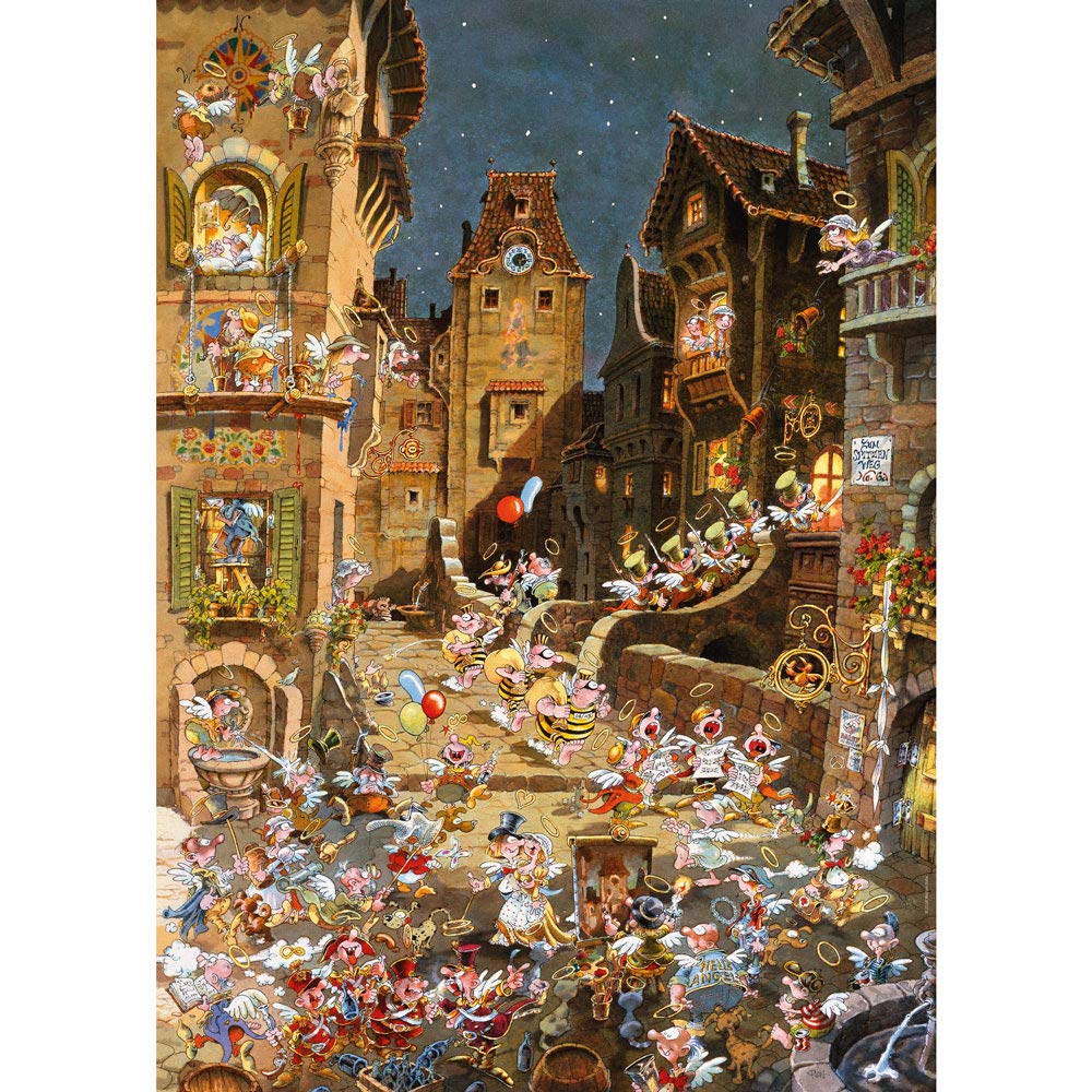 1000-Piece HEYE Puzzle 29875 Michael Ryba: Romantic Town, By Night
