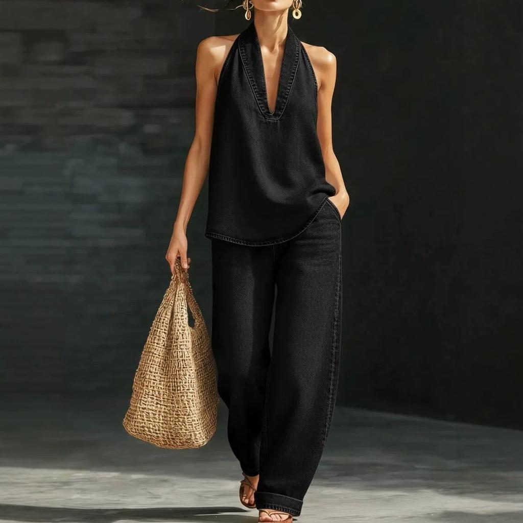 In the Autumn of 2026, the New Women's Clothing European and American Style Suit Lapel Retro Washing Water Makes Old Denim Buckle Tops Wide