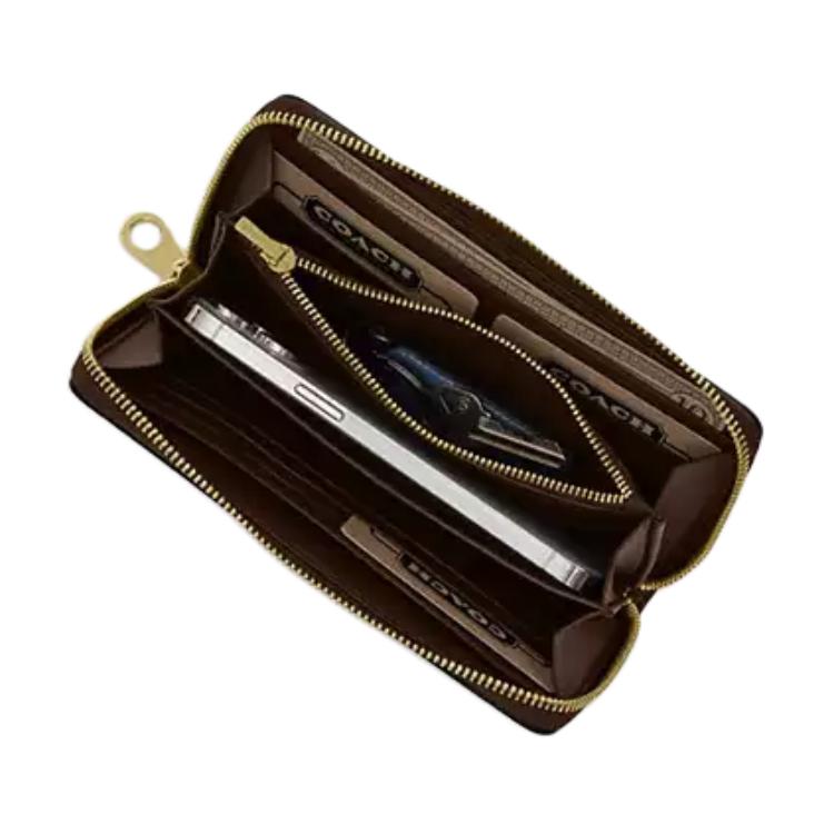 Новый женский кошелек COACH из кожи с тиснением под крокодила, черный CT083-IMBLK